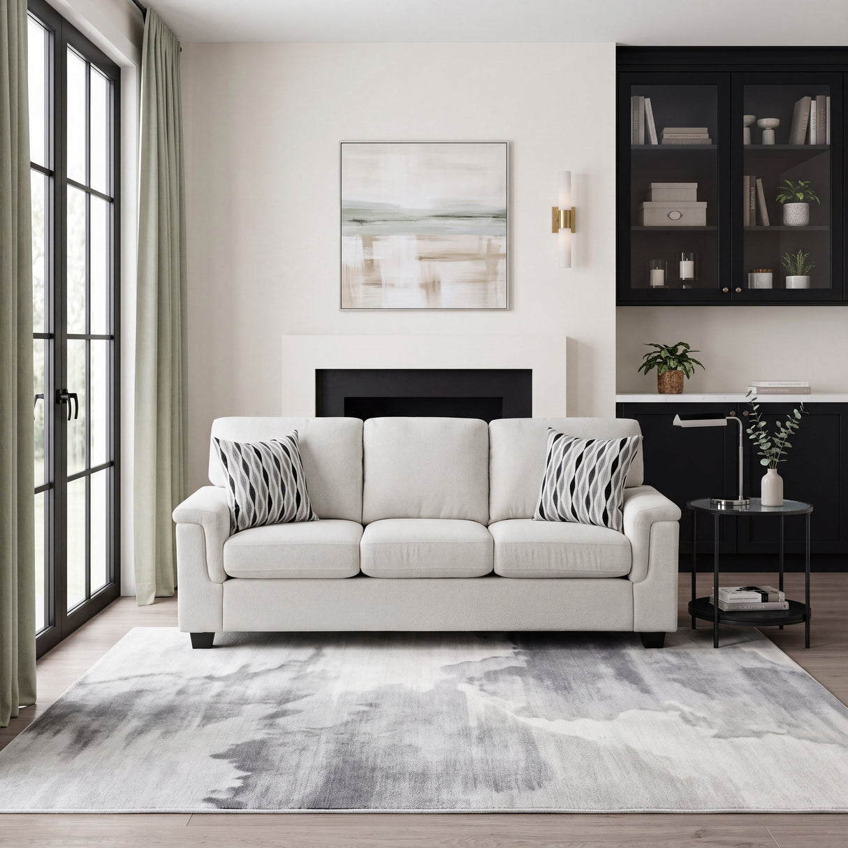 Chelsea Beige Living Room Set by Homelegance at Eve Furniture