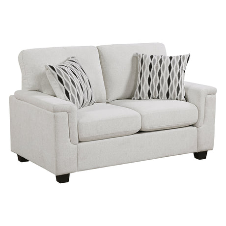 Chelsea Beige Loveseat by Homelegance at Eve Furniture