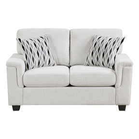 Chelsea Beige Loveseat by Homelegance at Eve Furniture