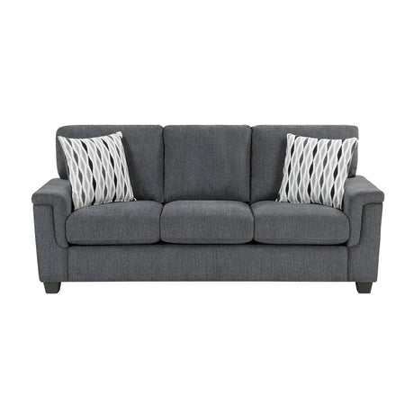 Chelsea Dark Gray 2-Piece Living Room Set by Homelegance at Eve Furniture