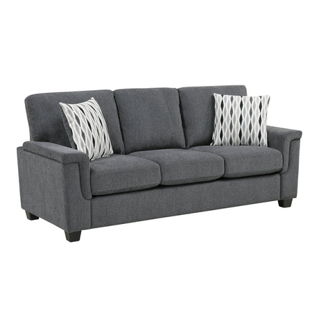 Chelsea Dark Gray 2-Piece Living Room Set by Homelegance at Eve Furniture