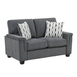 Chelsea Dark Gray 2-Piece Living Room Set by Homelegance at Eve Furniture