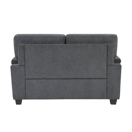 Chelsea Dark Gray 2-Piece Living Room Set by Homelegance at Eve Furniture