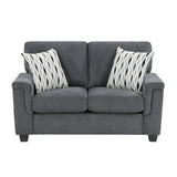 Chelsea Dark Gray Living Room Set by Homelegance at Eve Furniture