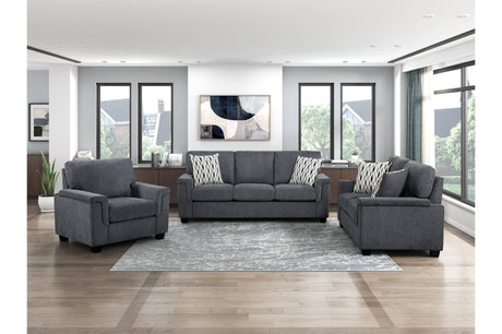 Chelsea Dark Gray Living Room Set by Homelegance at Eve Furniture
