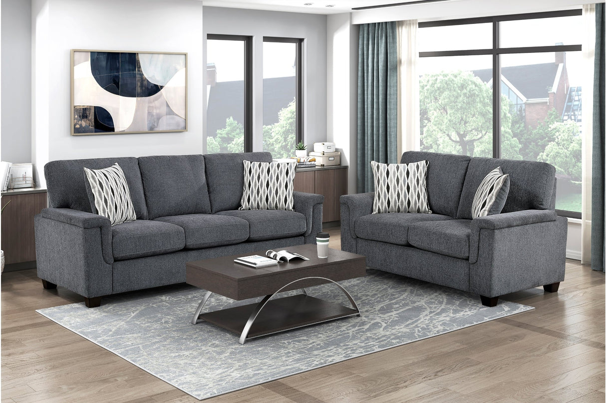 Chelsea Dark Gray Sofa by Homelegance at Eve Furniture
