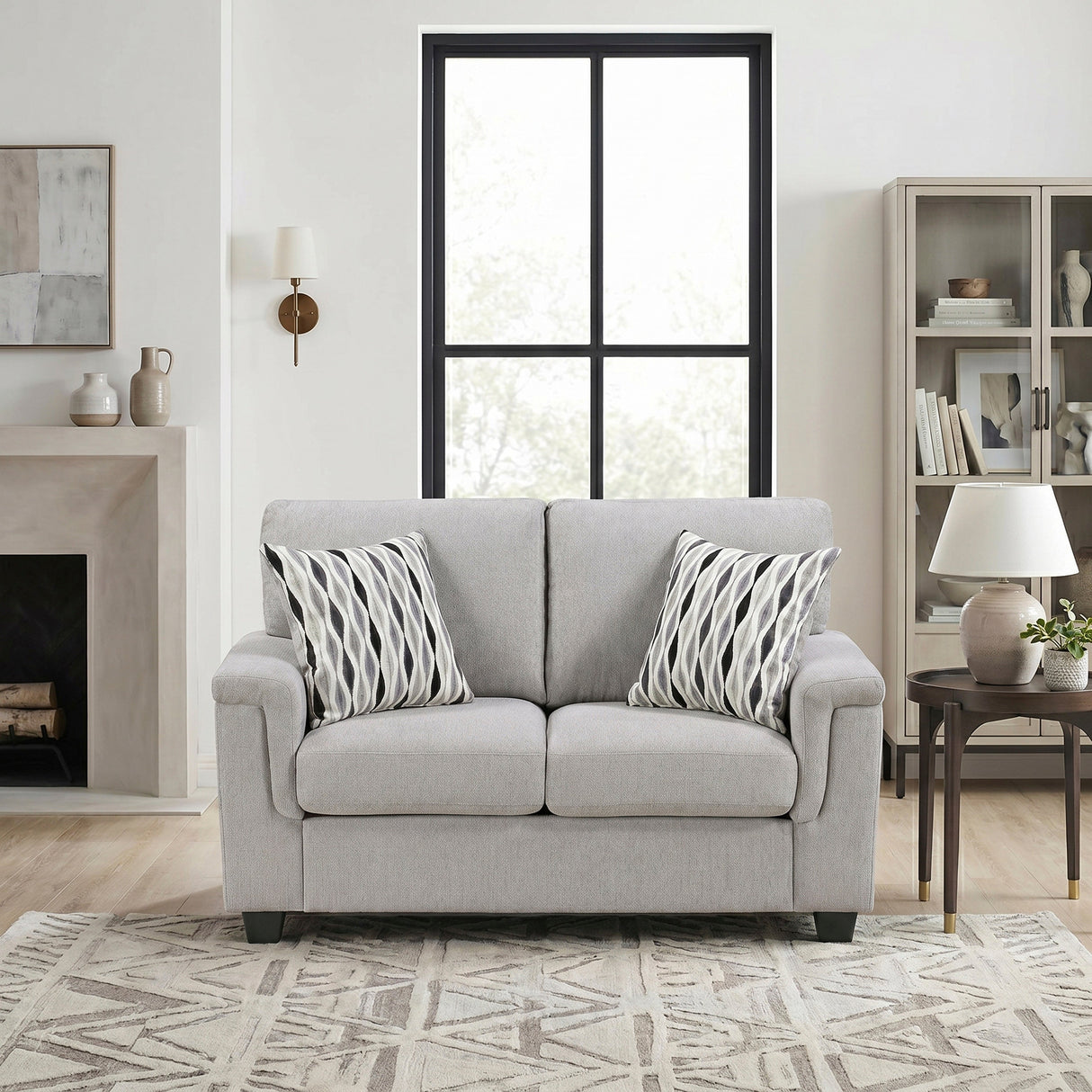 Chelsea Gray Living Room Set by Homelegance at Eve Furniture