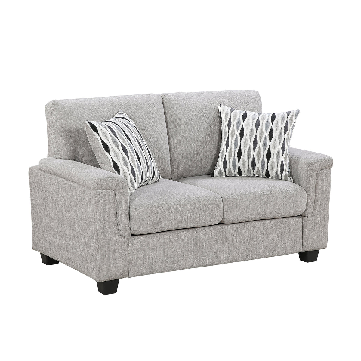 Chelsea Gray Loveseat by Homelegance at Eve Furniture