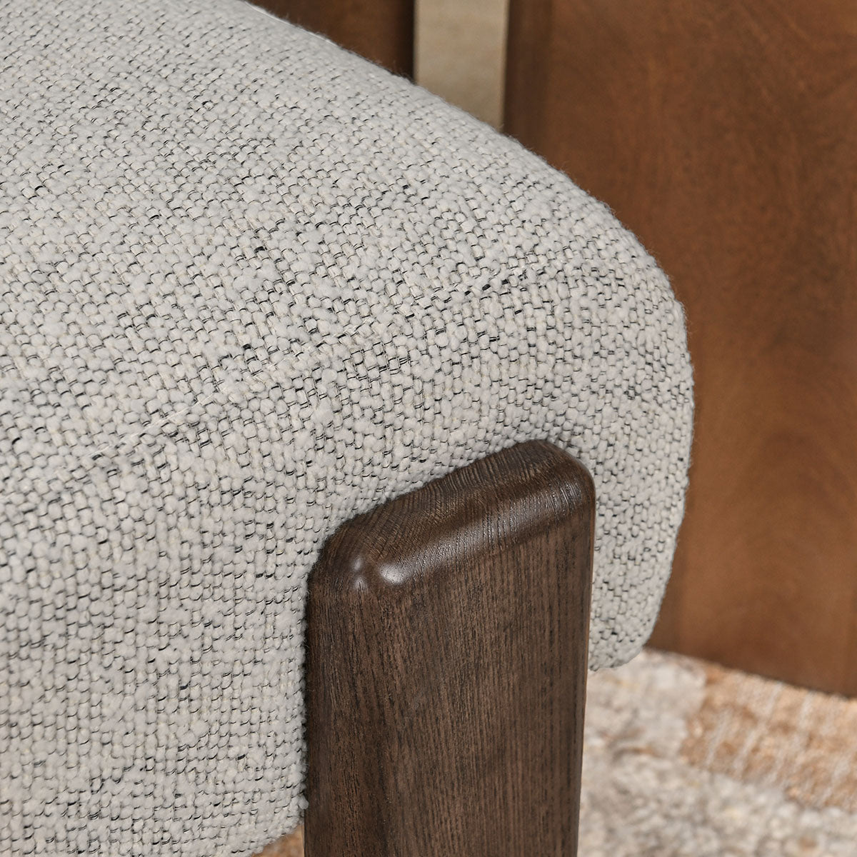 Chelsea Ivory Upholstered/Wood Dining Chair by Classic Home at Eve Furniture