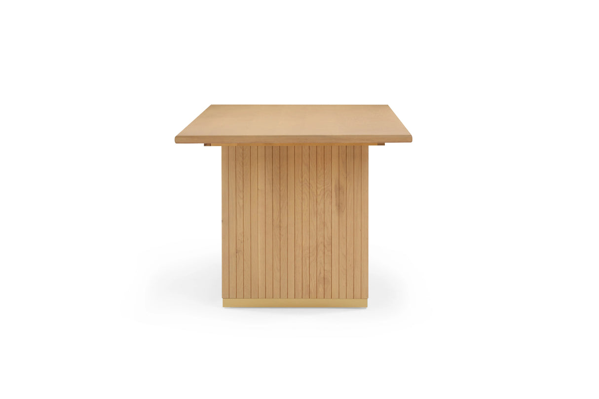 Chelsea Natural Oak Wood 79" Rectangular Dining Table by TOV Furniture at Eve Furniture