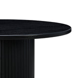 Chelsea Oak Wood 47" Round Dining Table by TOV Furniture at Eve Furniture