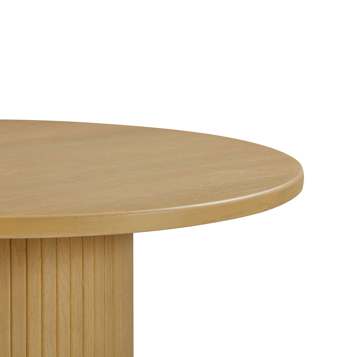 Chelsea Oak Wood 47" Round Dining Table by TOV Furniture at Eve Furniture