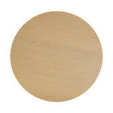 Chelsea Oak Wood 47" Round Dining Table by TOV Furniture at Eve Furniture