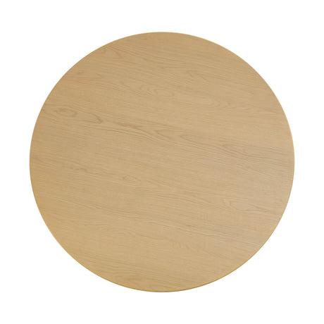 Chelsea Oak Wood 47" Round Dining Table by TOV Furniture at Eve Furniture