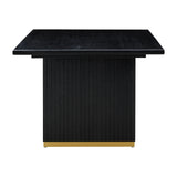 Chelsea Oak Wood 96" Rectangular Dining Table by TOV Furniture at Eve Furniture