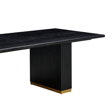 Chelsea Oak Wood 96" Rectangular Dining Table by TOV Furniture at Eve Furniture