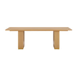 Chelsea Oak Wood 96" Rectangular Dining Table by TOV Furniture at Eve Furniture