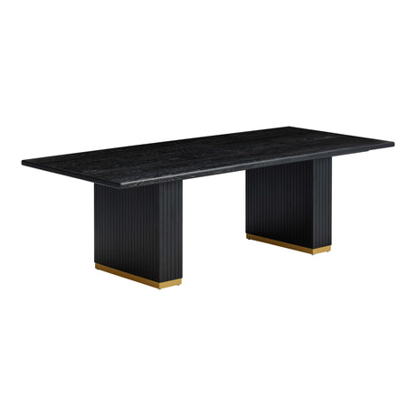 Chelsea Oak Wood 96" Rectangular Dining Table by TOV Furniture at Eve Furniture