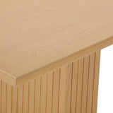 Chelsea Oak Wood 96" Rectangular Dining Table by TOV Furniture at Eve Furniture