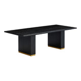 Chelsea Oak Wood 96" Rectangular Dining Table by TOV Furniture at Eve Furniture