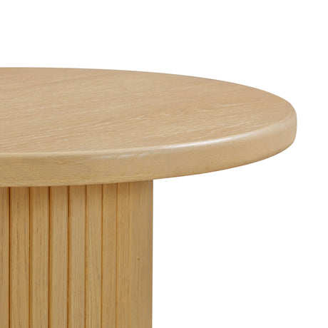 Chelsea Oak Wood Entry Table by TOV Furniture at Eve Furniture