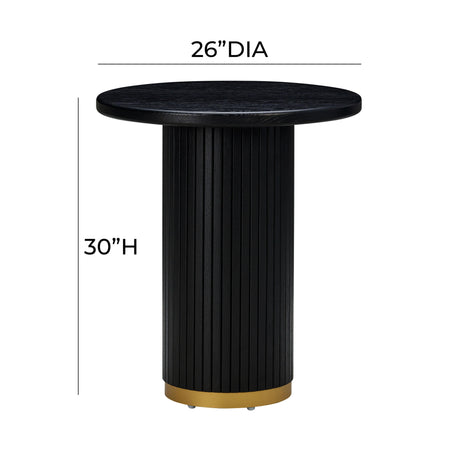 Chelsea Oak Wood Entry Table by TOV Furniture at Eve Furniture