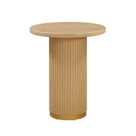 Chelsea Oak Wood Entry Table by TOV Furniture at Eve Furniture