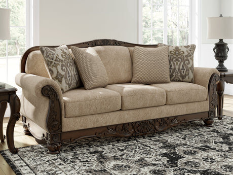 Chelsworth Golden Sofa and Loveseat by Ashley at Eve Furniture