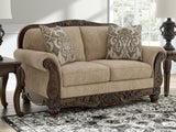 Chelsworth Golden Sofa and Loveseat by Ashley at Eve Furniture