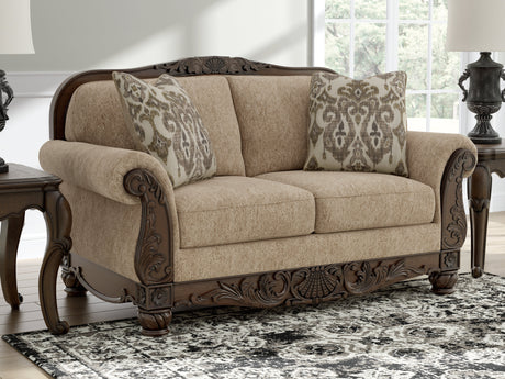 Chelsworth Golden Sofa and Loveseat by Ashley at Eve Furniture