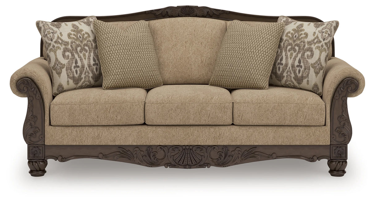 Chelsworth Golden Sofa and Loveseat by Ashley at Eve Furniture