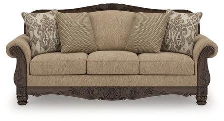 Chelsworth Golden Sofa and Loveseat by Ashley at Eve Furniture
