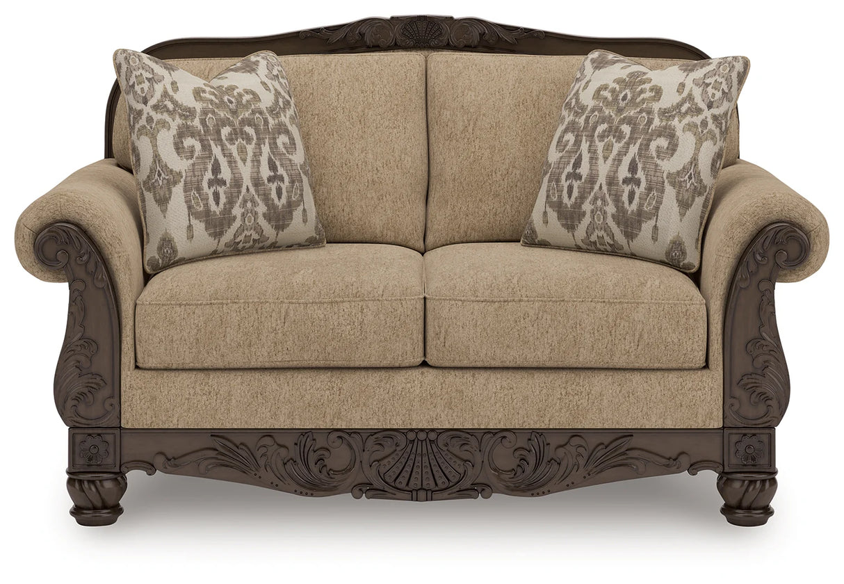Chelsworth Golden Sofa and Loveseat by Ashley at Eve Furniture