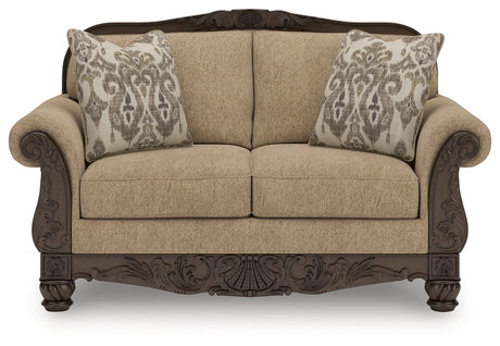 Chelsworth Golden Sofa and Loveseat by Ashley at Eve Furniture