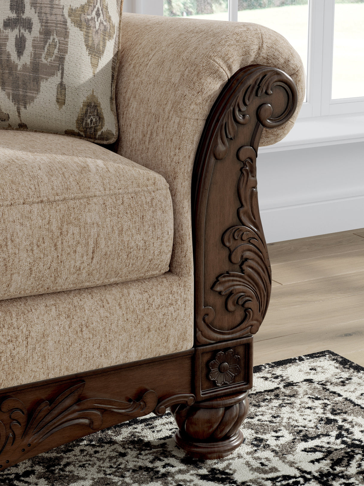 Chelsworth Golden Sofa and Loveseat by Ashley at Eve Furniture