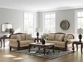 Chelsworth Golden Sofa and Loveseat by Ashley at Eve Furniture
