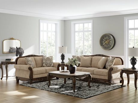 Chelsworth Golden Sofa and Loveseat by Ashley at Eve Furniture