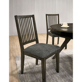 Cherie Gray Side Chair Set of 2 by Furniture of America at Eve Furniture
