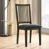 Cherie Gray Side Chair Set of 2 by Furniture of America at Eve Furniture