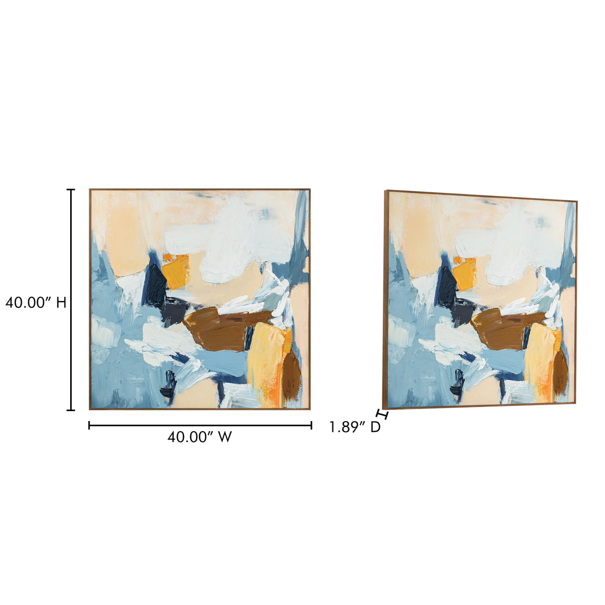 Cherish Multicolor Framed Painting by Moe's Home at Eve Furniture