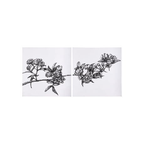 Cherry Blossom I by Mercana Studio a Hand Embellished Textured Canvas by Mercana at Eve Furniture