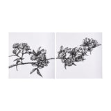 Cherry Blossom I by Mercana Studio a Hand Embellished Textured Canvas by Mercana at Eve Furniture