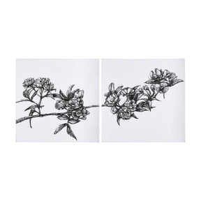 Cherry Blossom I by Mercana Studio a Hand Embellished Textured Canvas by Mercana at Eve Furniture