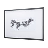 Cherry Blossom I by Mercana Studio a Hand Embellished Textured Framed Art Print Matted under Glass by Mercana at Eve Furniture