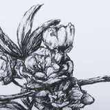 Cherry Blossom I by Mercana Studio a Hand Embellished Textured Framed Art Print Matted under Glass by Mercana at Eve Furniture