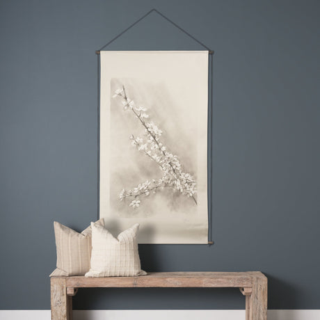 Cherry Blossom Sketch II by Mercana Studio a Hand Embellished Framed Art Print by Mercana at Eve Furniture