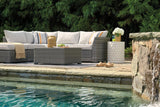 Cherry Point Gray 4-piece Outdoor Sectional Set by Ashley at Eve Furniture
