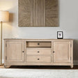 Chesapeake Light White Wash 72" TV Stand by Furniture of America at Eve Furniture
