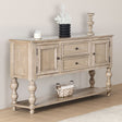 Chesapeake Light White Wash Server by Furniture of America at Eve Furniture