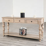 Chesapeake Light White Wash Sofa Table by Furniture of America at Eve Furniture